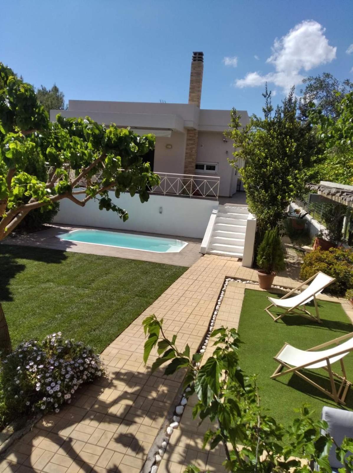 Cozy Villa Vita Lagonisi Kalivia Thorikou Экстерьер фото