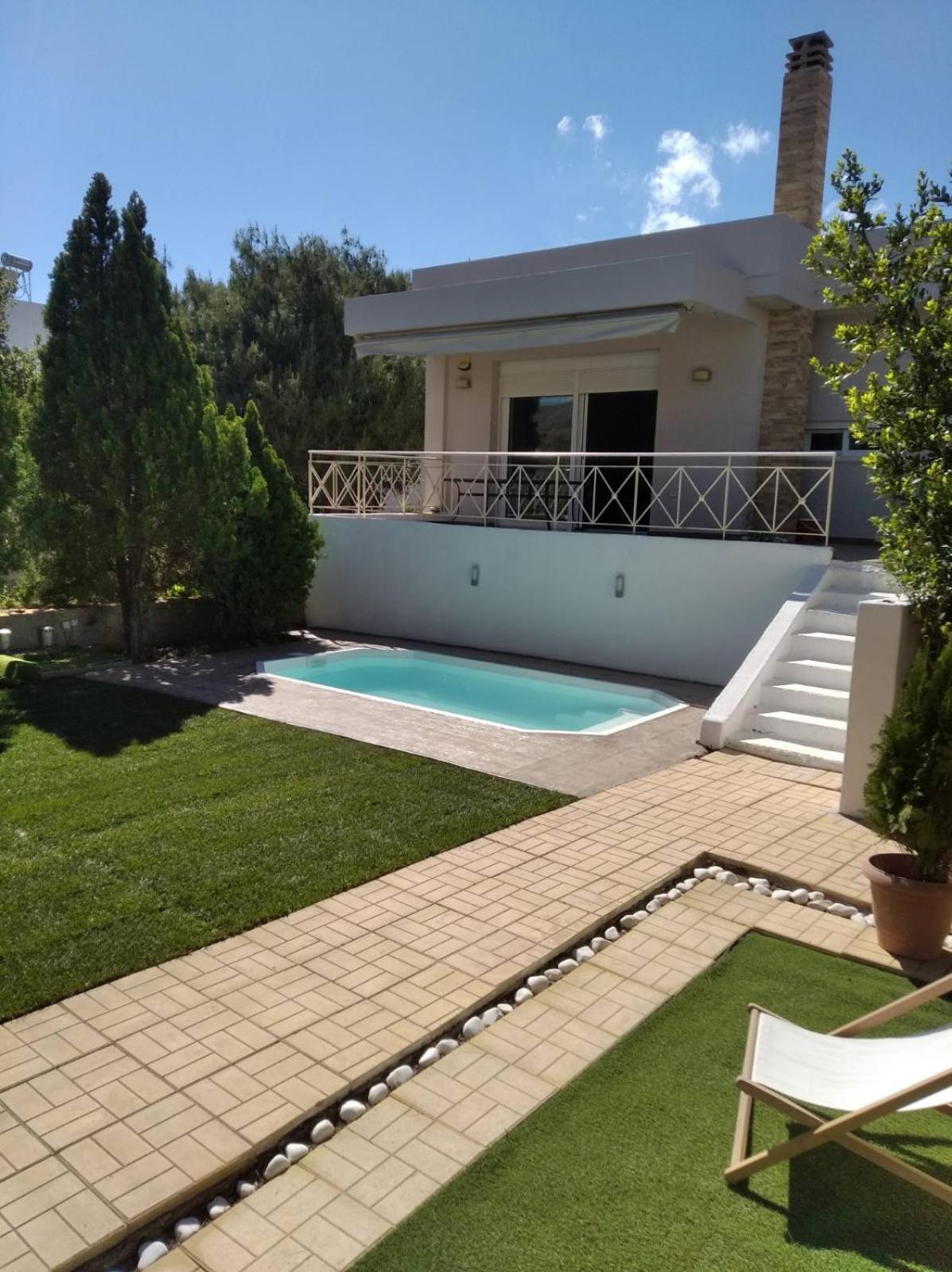 Cozy Villa Vita Lagonisi Kalivia Thorikou Экстерьер фото